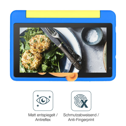 2x Schutzfolie matt für Happybe Kids Tablet 7 Zoll Display-Schutzfolie