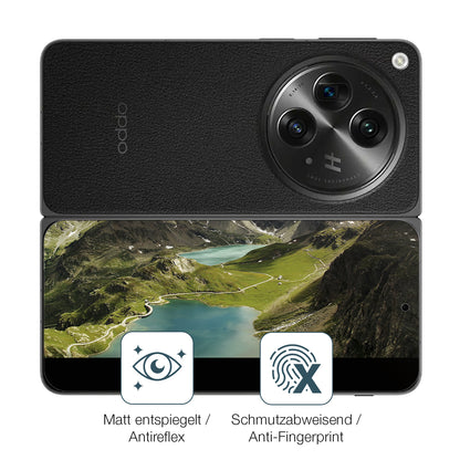 4x Schutzfolie matt für Oppo Find N3 Aussenseite Display-Schutzfolie