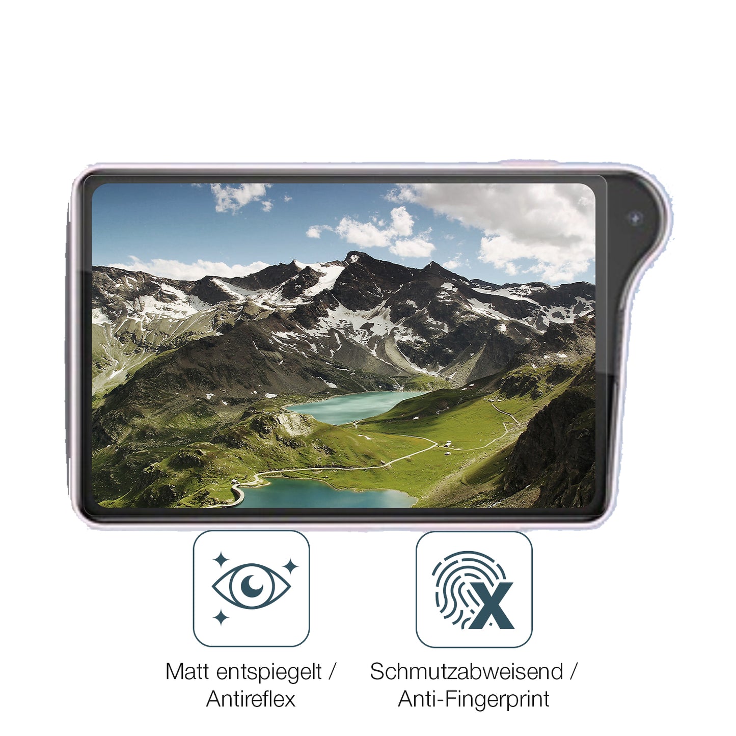 4x Schutzfolie matt für Xiaomi Qin K25 Display-Schutzfolie