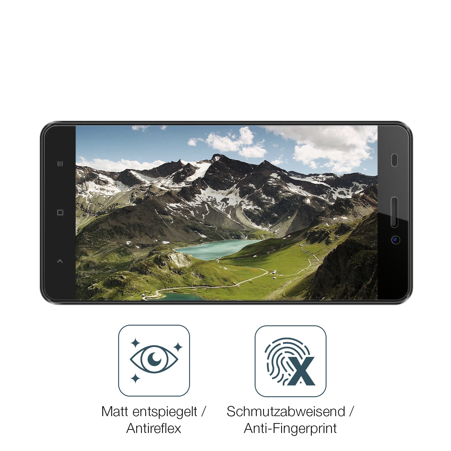 9H Hartbeschichtete, flexible Folie passend zugeschnitten für Oukitel C3