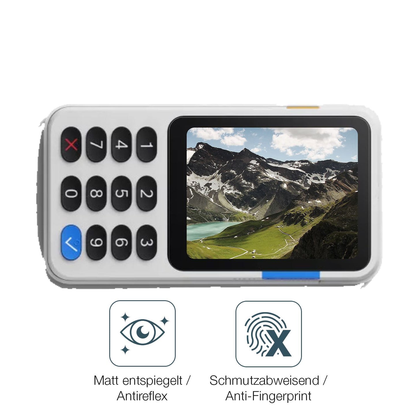 4x Schutzfolie matt für Zettle by Paypal Reader Display-Schutzfolie