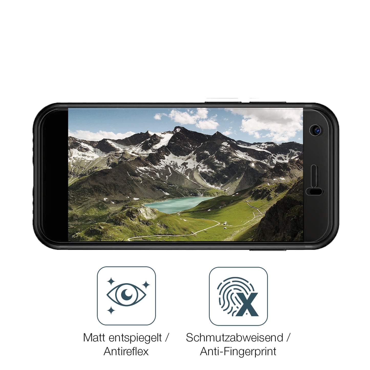 2x 9H Schutzfolie matt für YOHOPE 3G Mini Handy Panzerfolie
