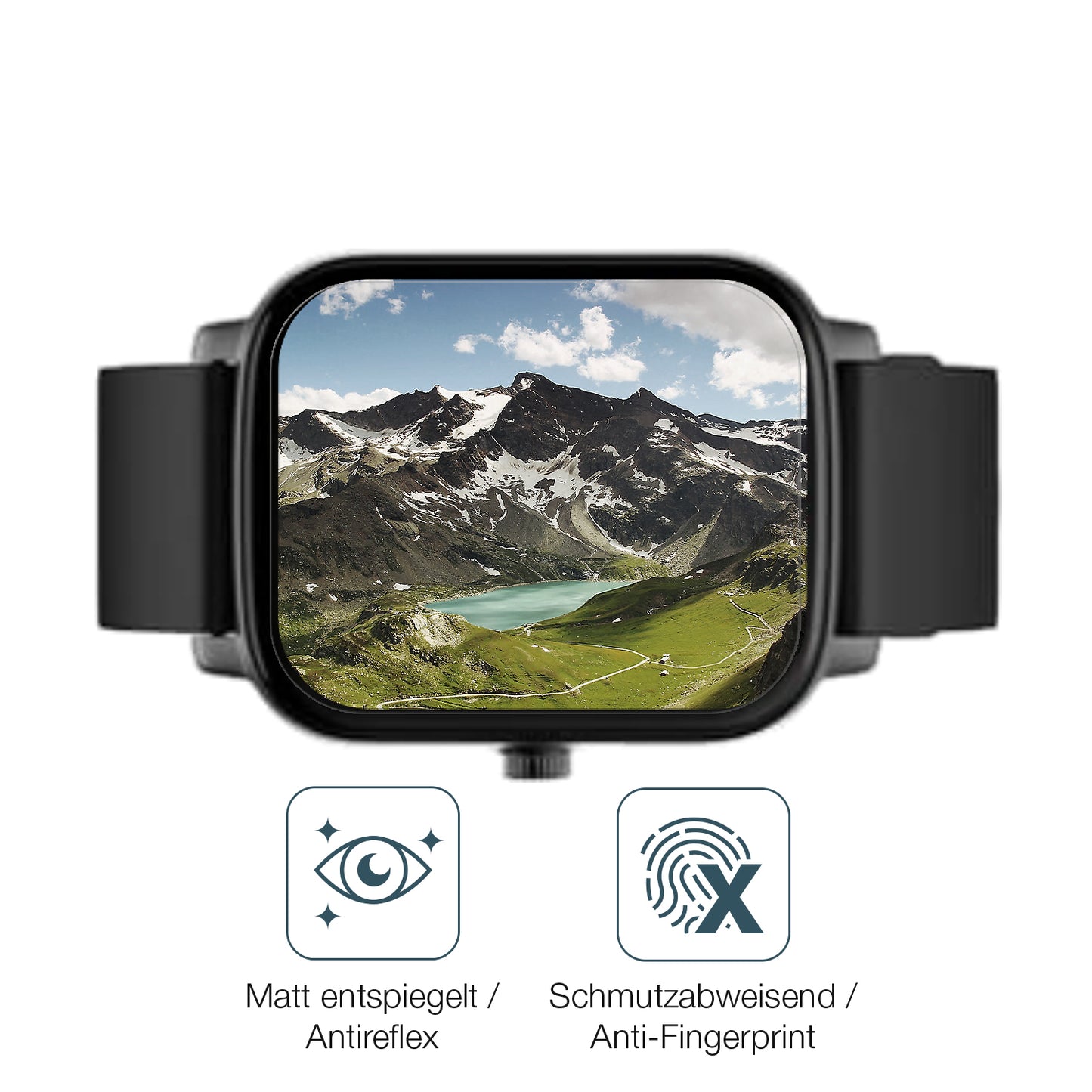 1x 9H Schutzfolie matt für Noise ColorFit Icon Buzz Panzerfolie
