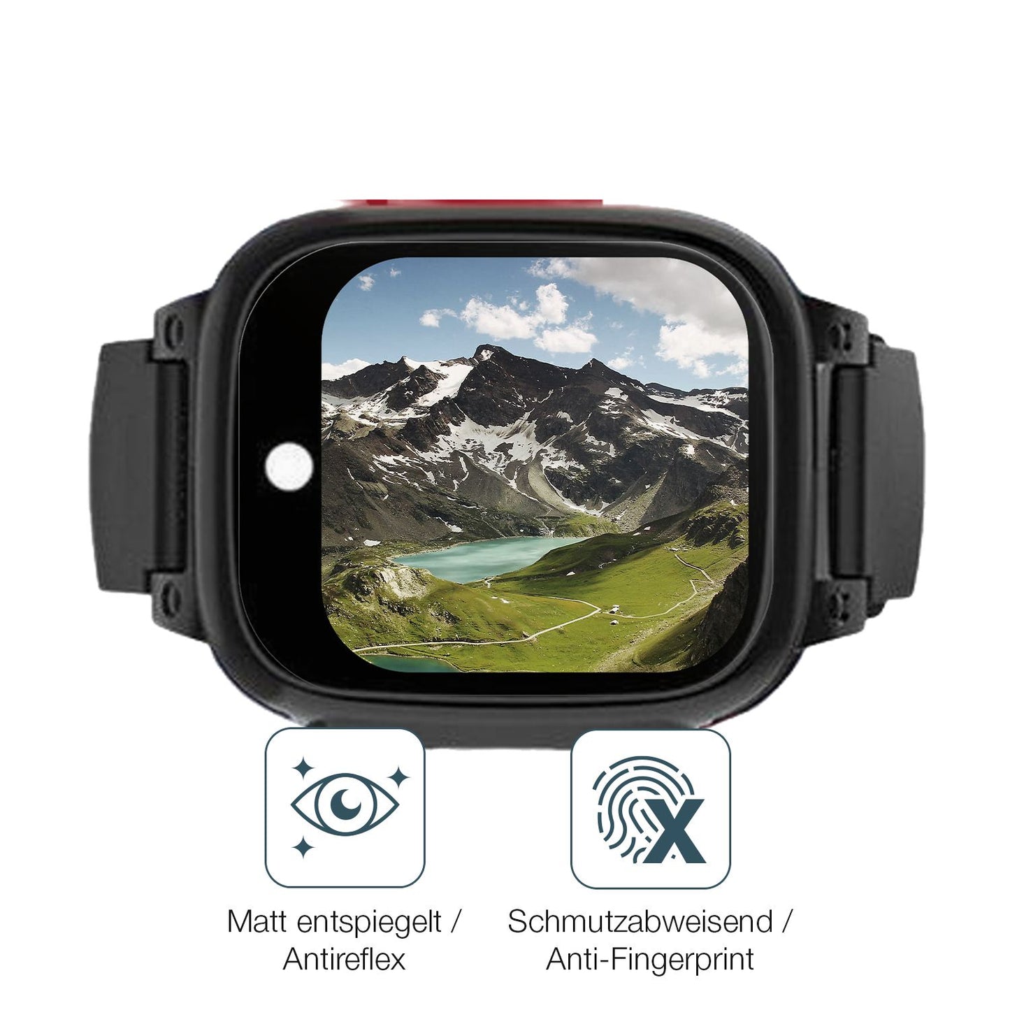 2x 9H Schutzfolie matt für Piulaxiu 4G Panzerfolie
