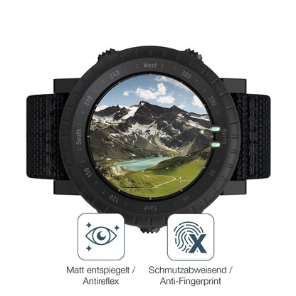2x 9H Schutzfolie matt für Suunto Core Alpha Panzerfolie