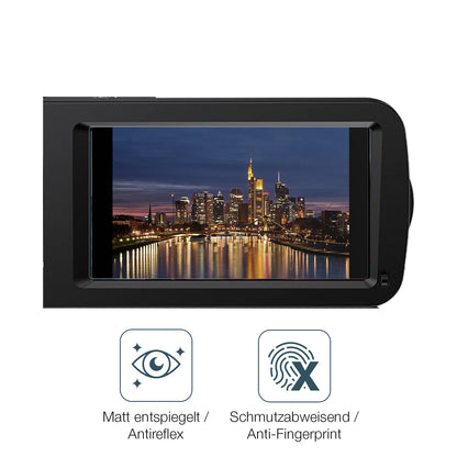 2x 9H Schutzfolie matt für CAMKORY 3051 Camcorder Panzerfolie