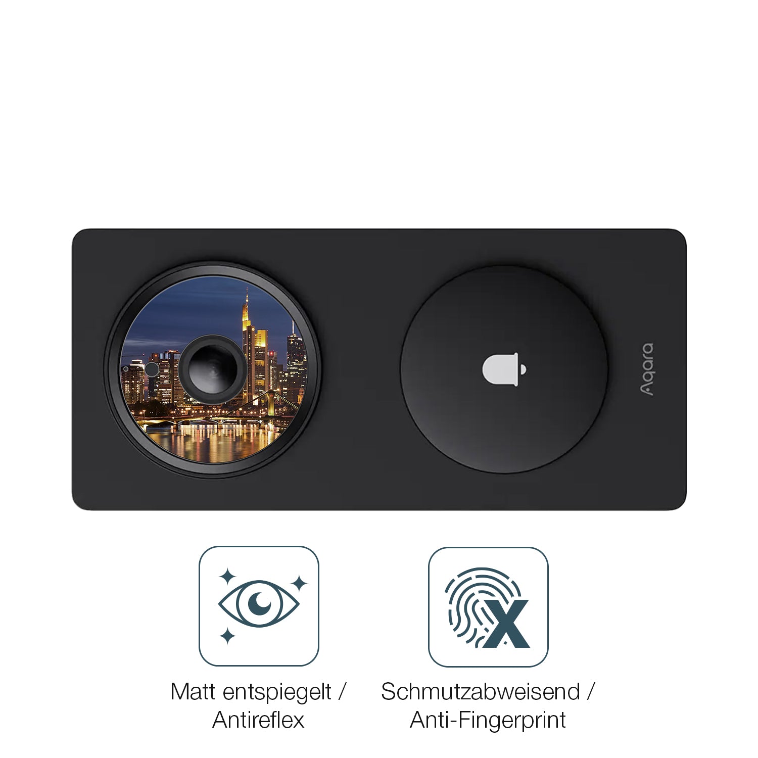 9H Hartbeschichtete, flexible Folie passend zugeschnitten für Aqara Hub G410