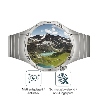 2x 9H Schutzfolie matt für Huawei Watch GT4 46mm Panzerfolie