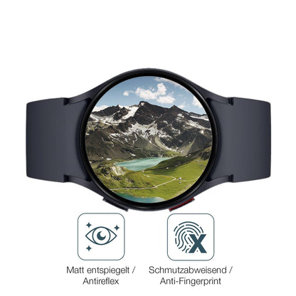 2x 9H Schutzfolie matt für Samsung Galaxy Watch 6 40mm Panzerfolie