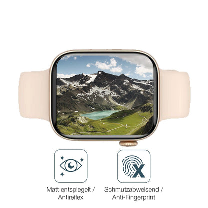 2x 9H Schutzfolie matt für Fireboltt Ring 2 Panzerfolie