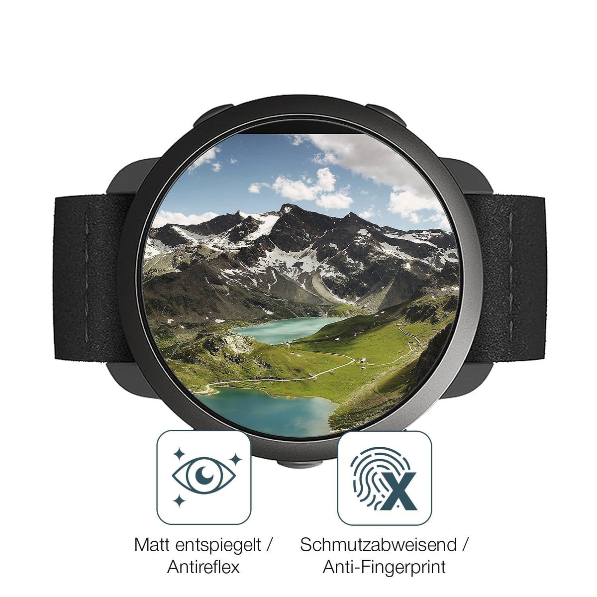 2x 9H Schutzfolie matt für Suunto 3 Panzerfolie