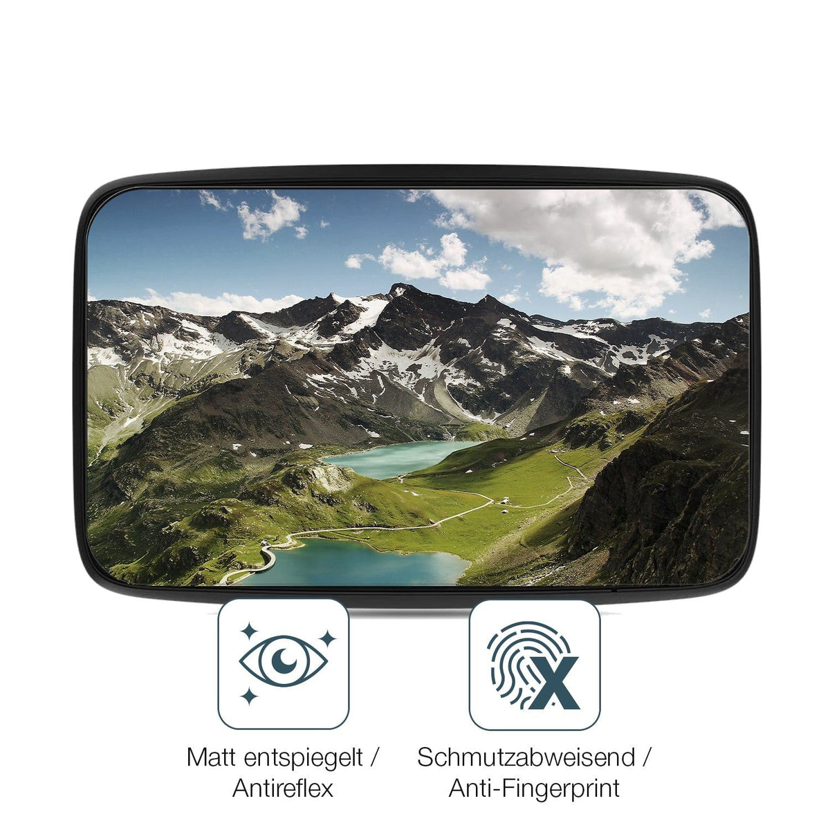2x 9H Schutzfolie matt für TomTom Go Expert Plus 7 Panzerfolie
