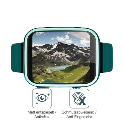 2x 9H Schutzfolie matt für Okyuk T45 Smartwatch Kinder Panzerfolie