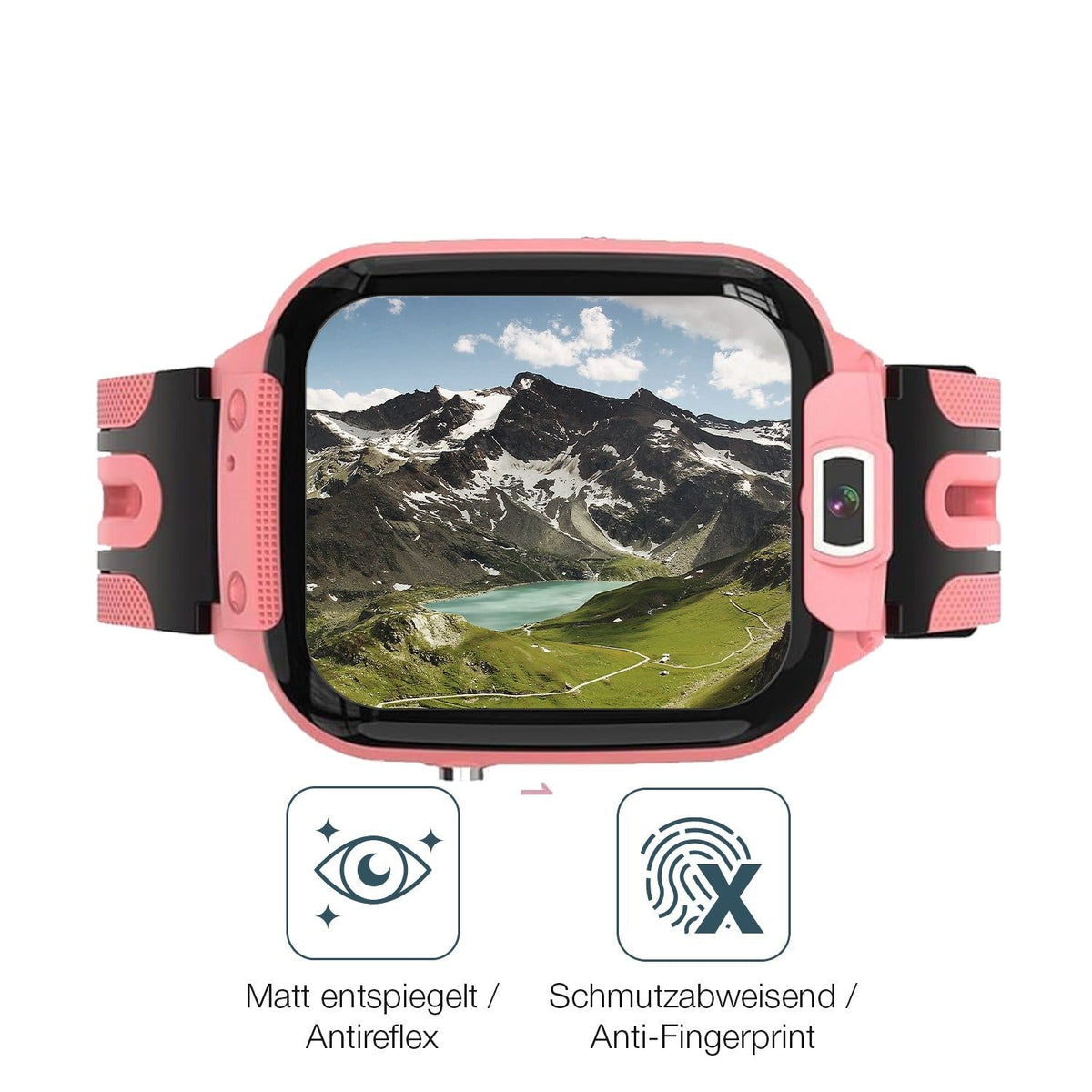 2x 9H Schutzfolie matt für Clleylise Kinder Smartwatch Panzerfolie
