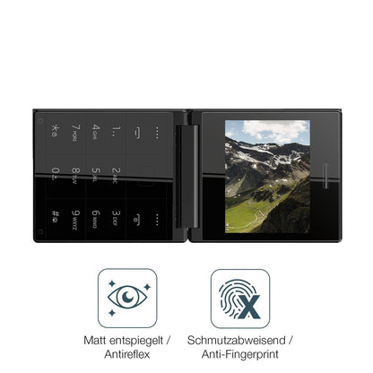 2x 9H Schutzfolie matt für Itel Flip One Panzerfolie