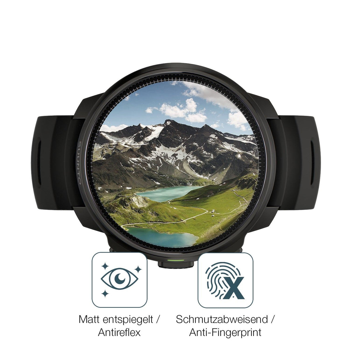 2x 9H Schutzfolie matt für Suunto Ocean Panzerfolie