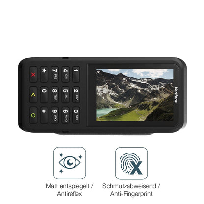 2x 9H Schutzfolie matt für Verifone P630 Panzerfolie