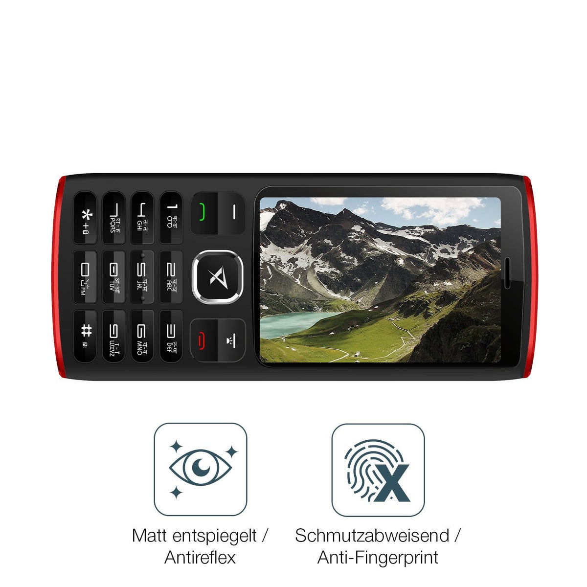 2x 9H Schutzfolie matt für Ziox Thunder Mega Panzerfolie