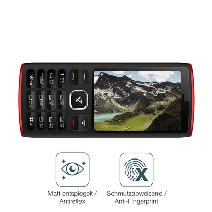2x 9H Schutzfolie matt für Ziox Thunder Mega Panzerfolie