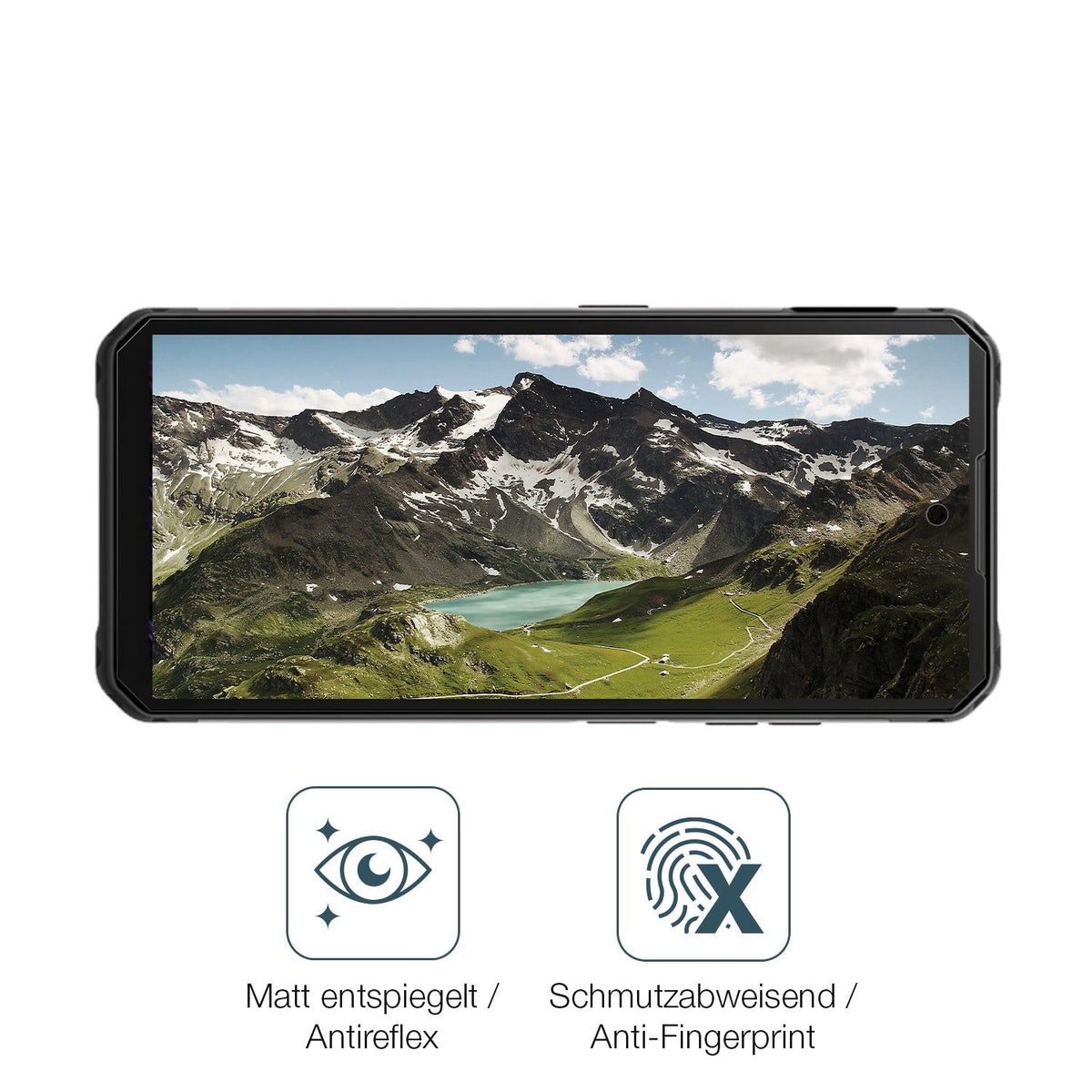 2x 9H Schutzfolie matt für iiiF150 B3 Pro Panzerfolie