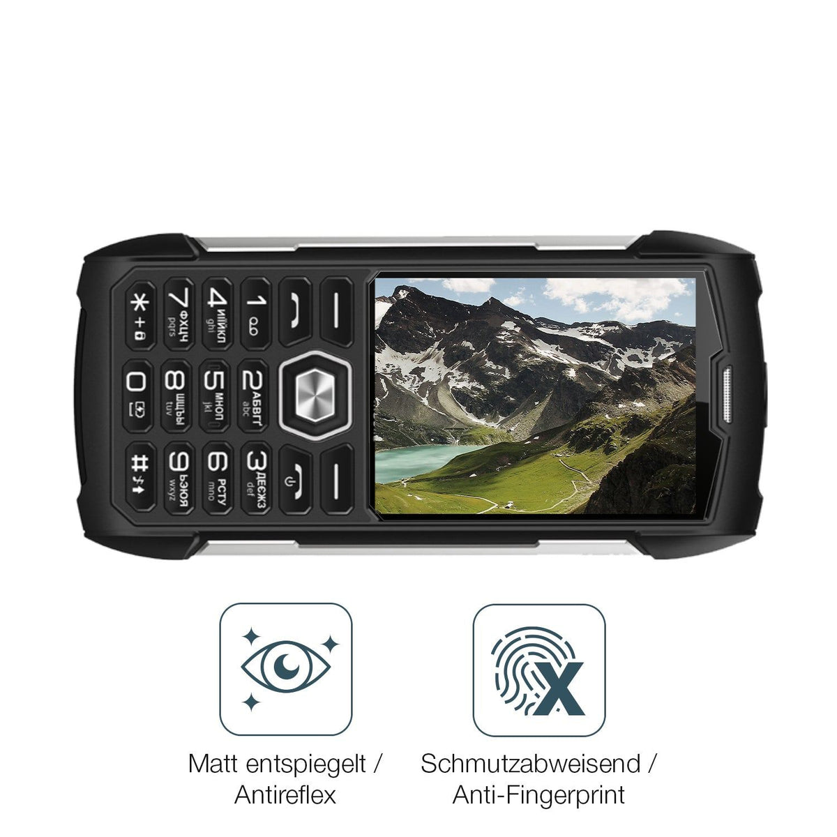 2x 9H Schutzfolie matt für Sigma X-treme PK68 Panzerfolie