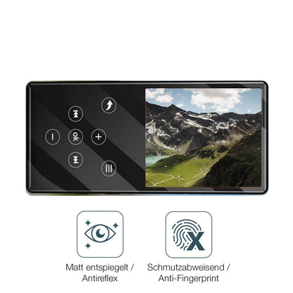 2x 9H Schutzfolie matt für Gueray Q9 MP3-Player Panzerfolie