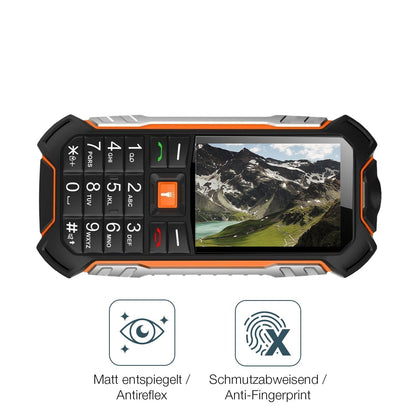 2x 9H Schutzfolie matt für Hammer Boost 2 LTE Panzerfolie