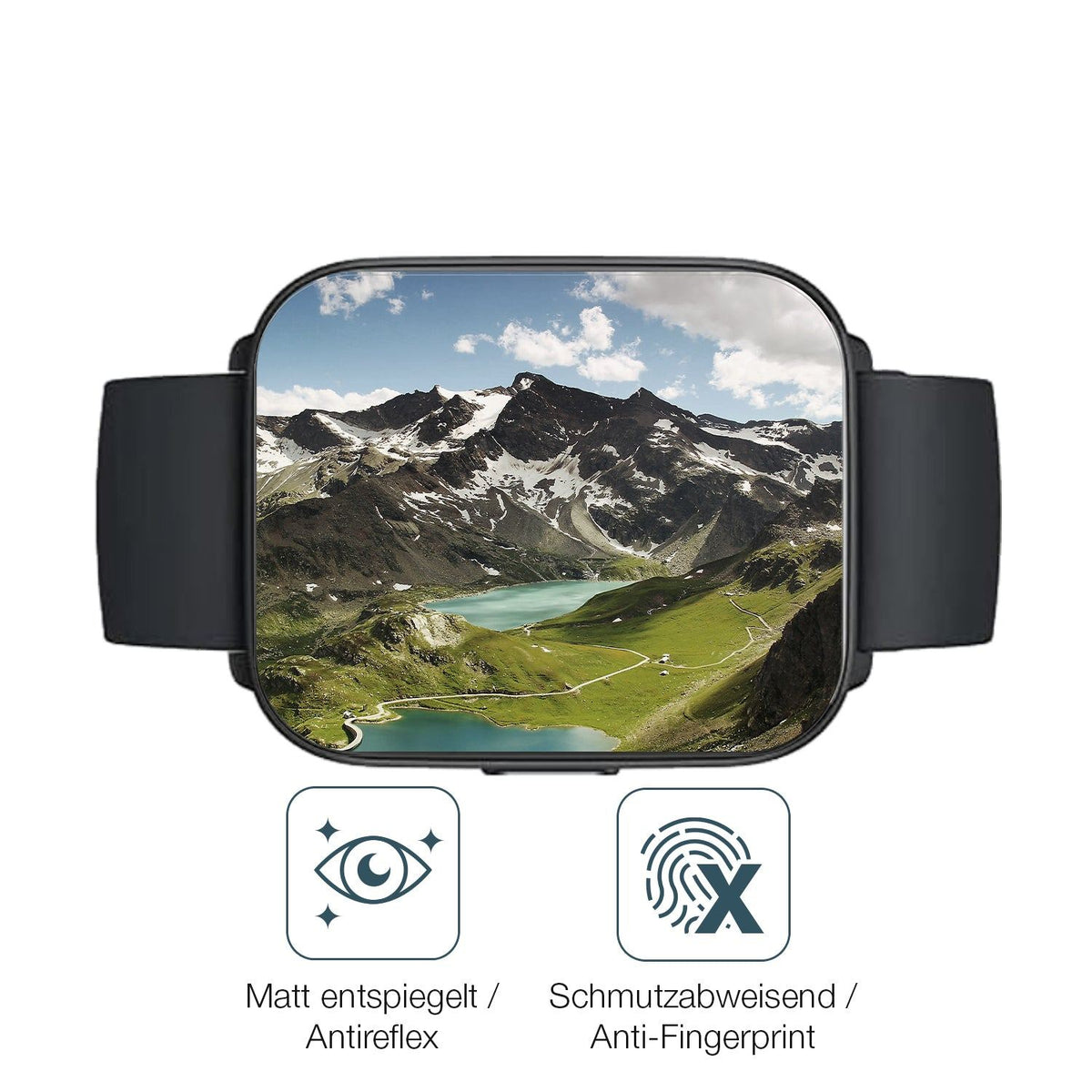 2x 9H Schutzfolie matt für Xiaomi Mibro Watch C2 Panzerfolie