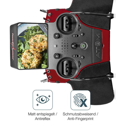 2x 9H Schutzfolie matt für PowerBox Systems Atom Panzerfolie