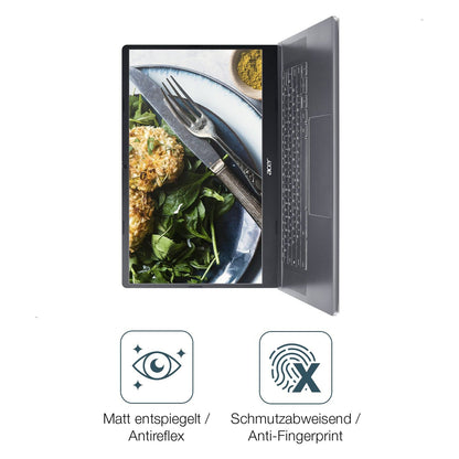 2x 9H Schutzfolie matt für Acer Chromebook Plus 515 Panzerfolie