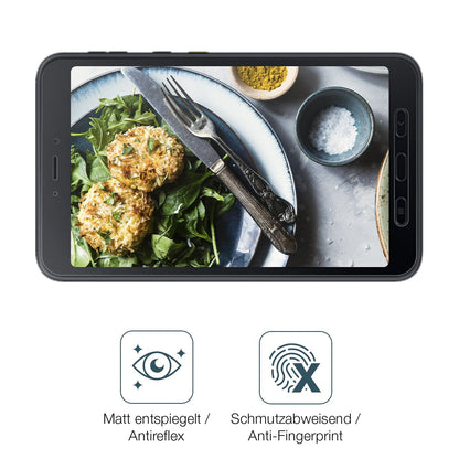 2x 9H Schutzfolie matt für Samsung Galaxy Tab Active5 Tactical Edition Panzerfolie