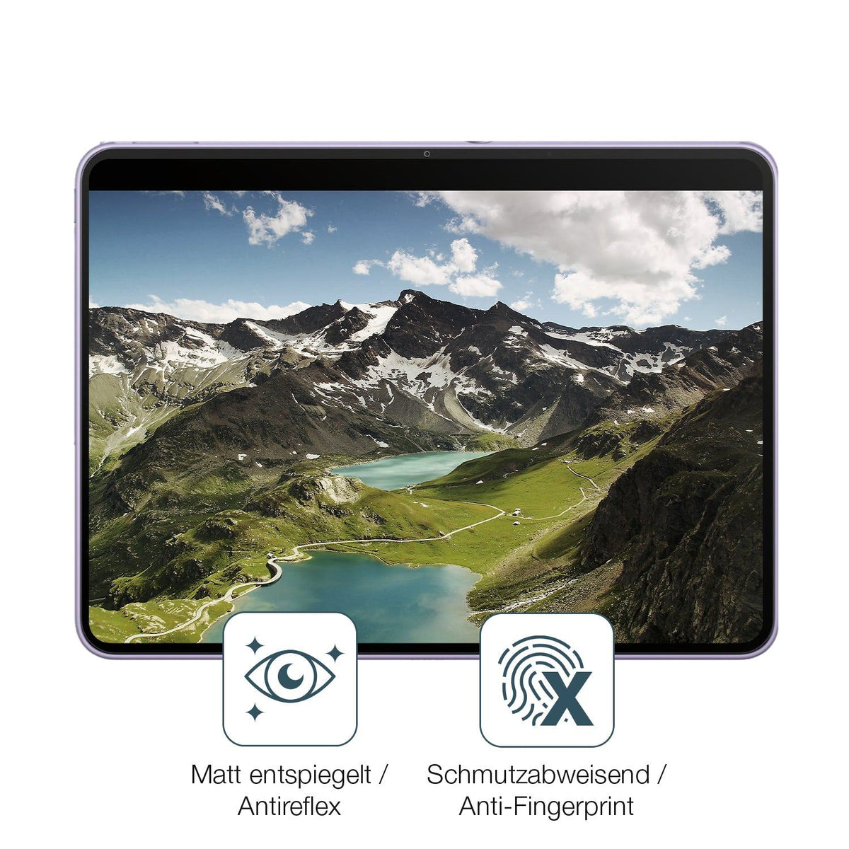 2x 9H Schutzfolie matt für OnePlus Pad 3 Panzerfolie