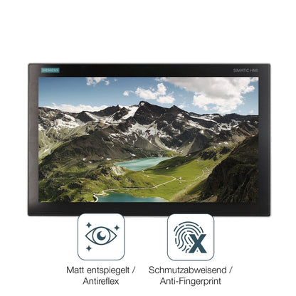 2x 9H Schutzfolie matt für Siemens IPC 477E Panzerfolie