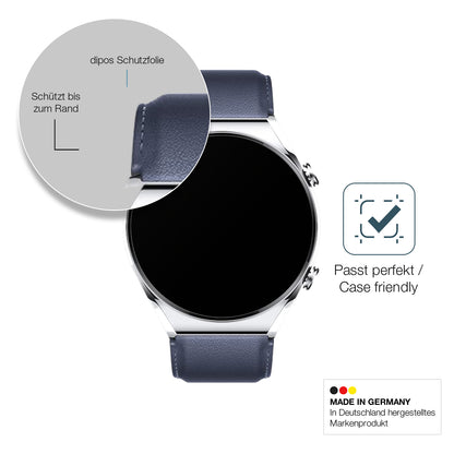 2x 9H Schutzfolie matt für Xiaomi Watch S1 Panzerfolie