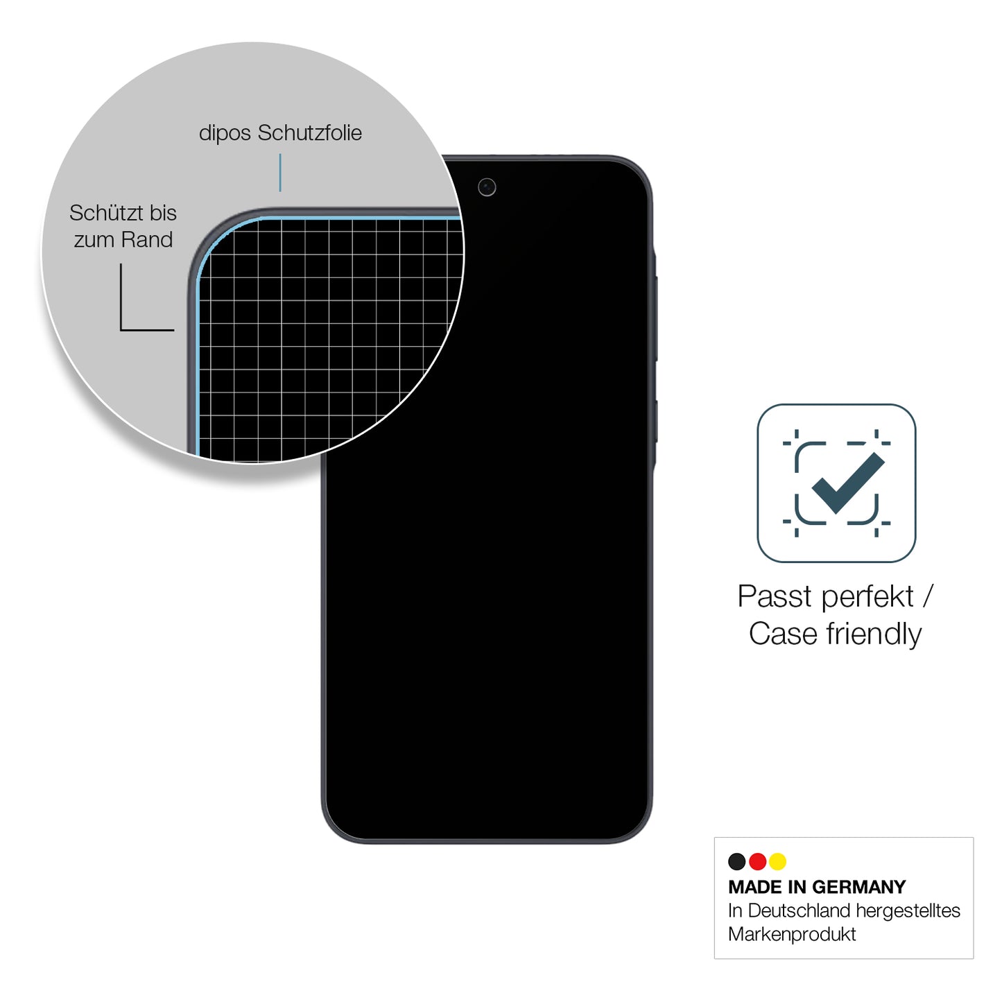 2x 9H Schutzfolie matt für Samsung Galaxy A35 5G Enterprise Edition Panzerfolie