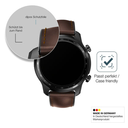 2x 9H Schutzfolie matt für Ticwatch Pro 3 Ultra Panzerfolie