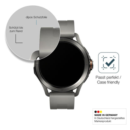 2x 9H Schutzfolie matt für Xiaomi Watch S4 Panzerfolie