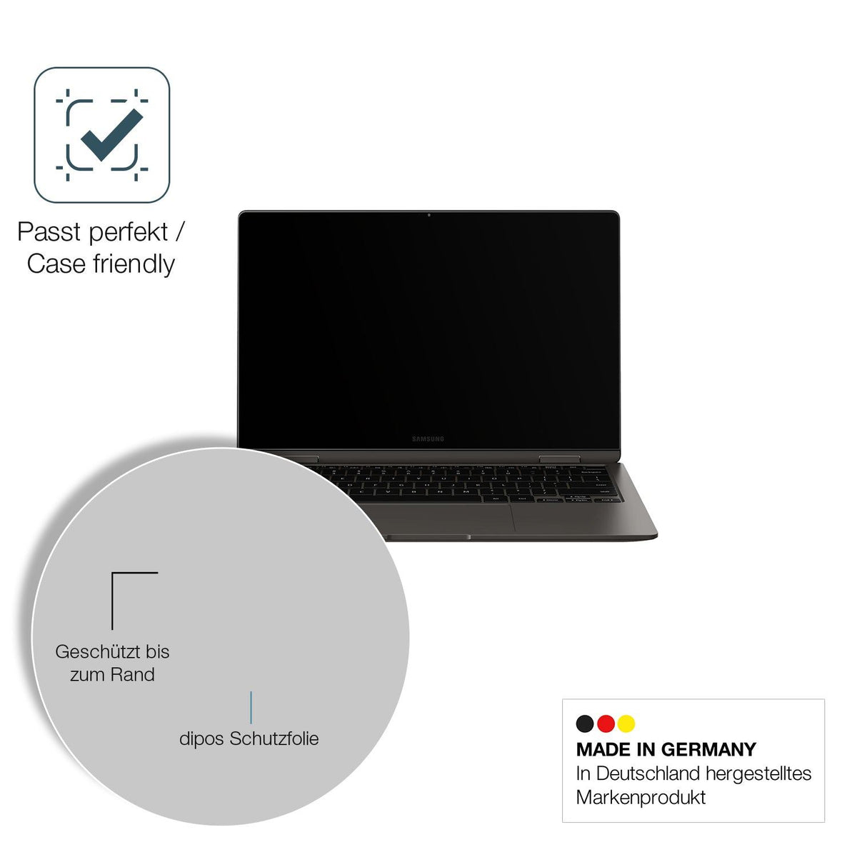 2x 9H Schutzfolie matt für Samsung Galaxy Book 3 360 13.3 NP730QFG Panzerfolie