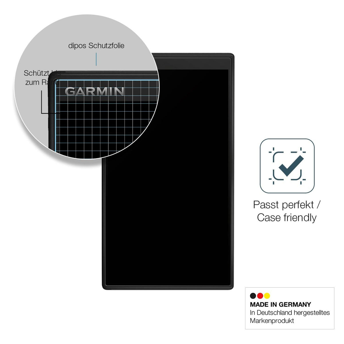 2x 9H Schutzfolie matt für Garmin DriveSmart 55 Panzerfolie