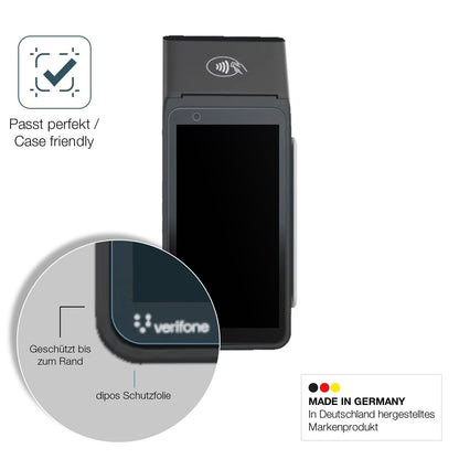 2x 9H Schutzfolie matt für Verifone V660p Panzerfolie