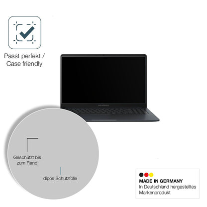 2x 9H Schutzfolie matt für Asus ExpertBook BM1 BM1503 Panzerfolie