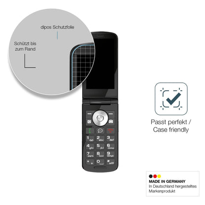 2x 9H Schutzfolie matt für Emporia TOUCHSMART 4G Panzerfolie