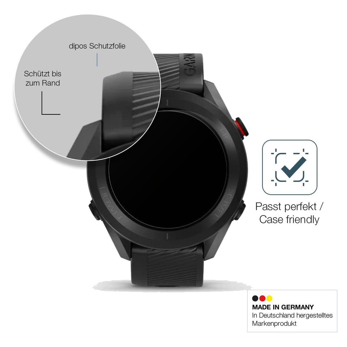 2x 9H Schutzfolie matt für Garmin Appoach S12 Panzerfolie