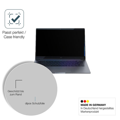 2x 9H Schutzfolie matt für Xiaomi Mi Notebook 15.6 Zoll Panzerfolie