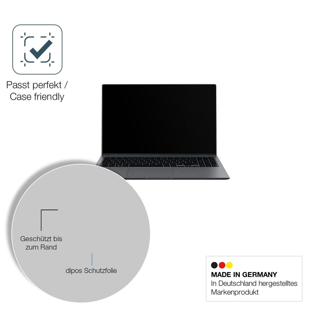 2x 9H Schutzfolie matt für Samsung Galaxy Book4 15.6 Zoll Panzerfolie