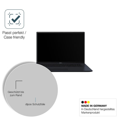 2x 9H Schutzfolie matt für Asus Vivobook 18 M1807 Panzerfolie