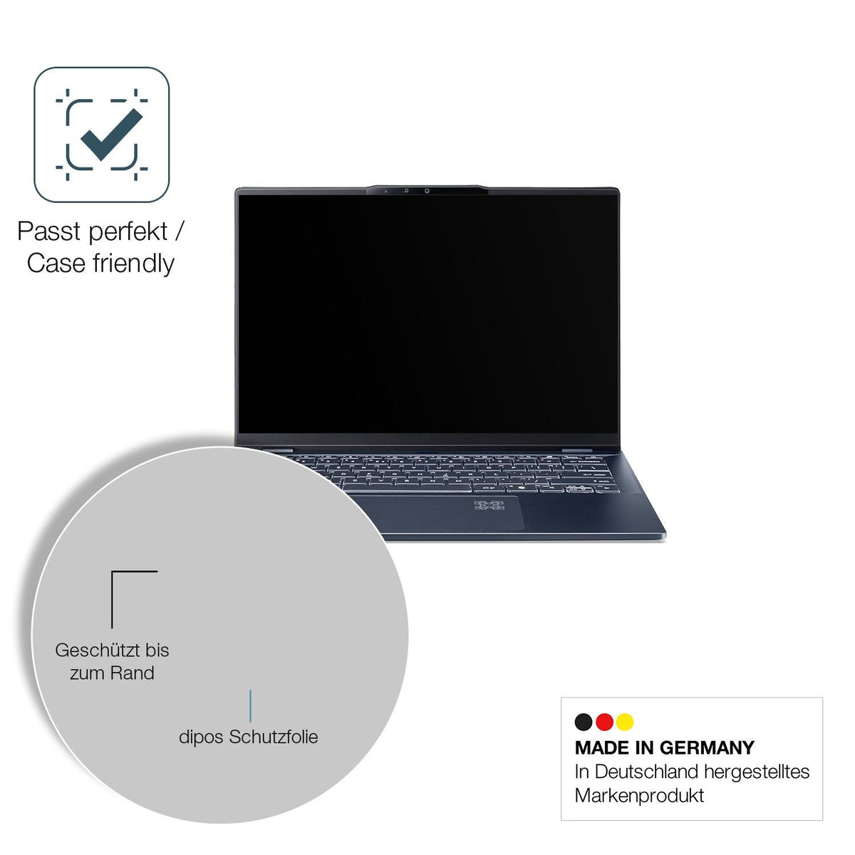 2x 9H Schutzfolie matt für Acer Swift 16 AI Panzerfolie
