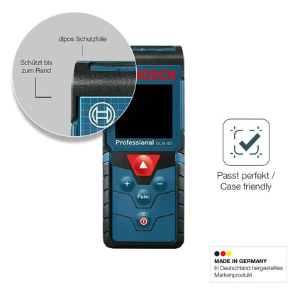 2x 9H Schutzfolie matt für Bosch Professional Laser GLM 40 Panzerfolie