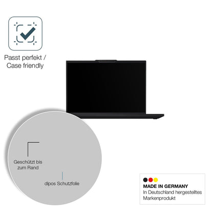 2x 9H Schutzfolie matt für Lenovo ThinkPad T16 Gen4 Panzerfolie
