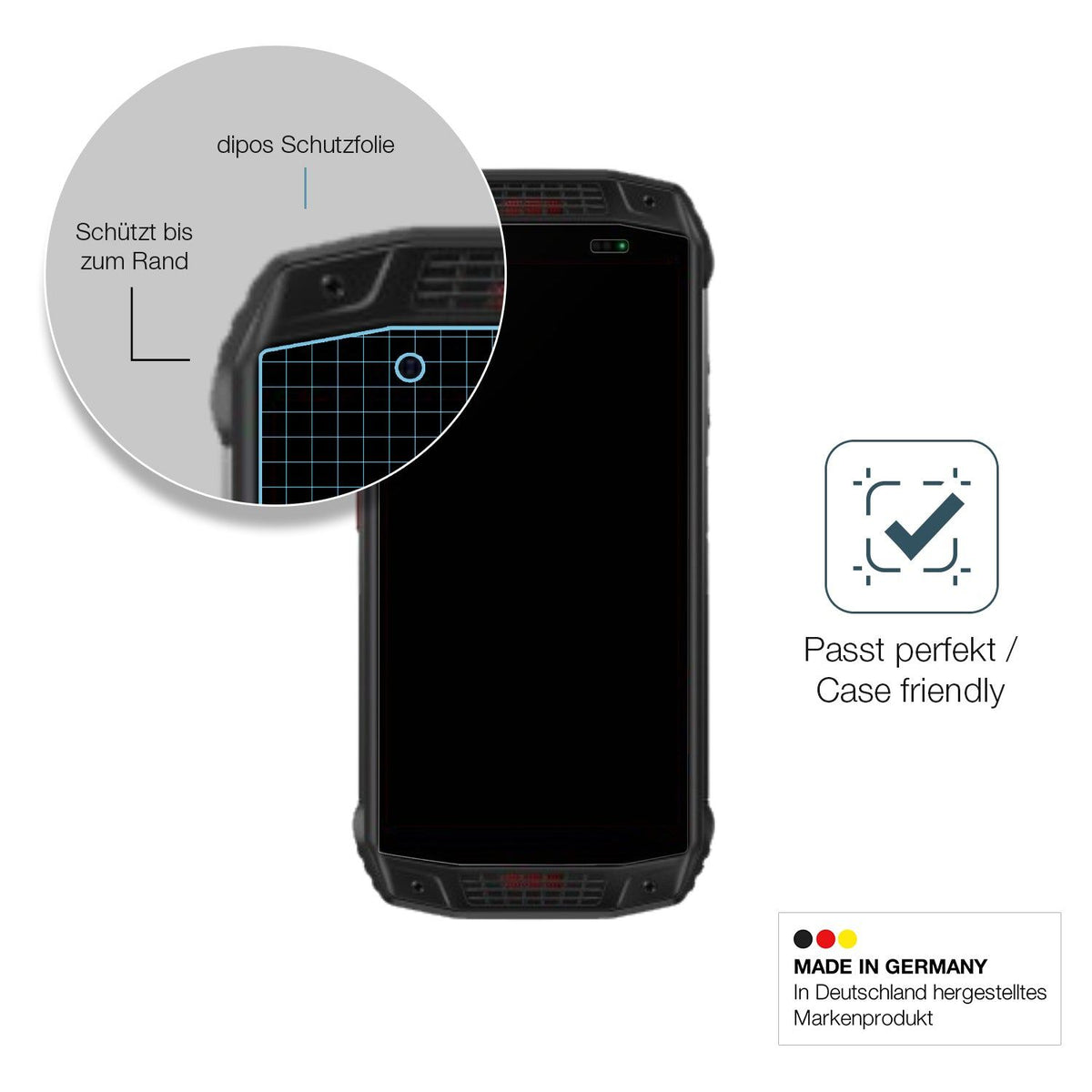 2x 9H Schutzfolie matt für Ulefone Armor 15 Panzerfolie